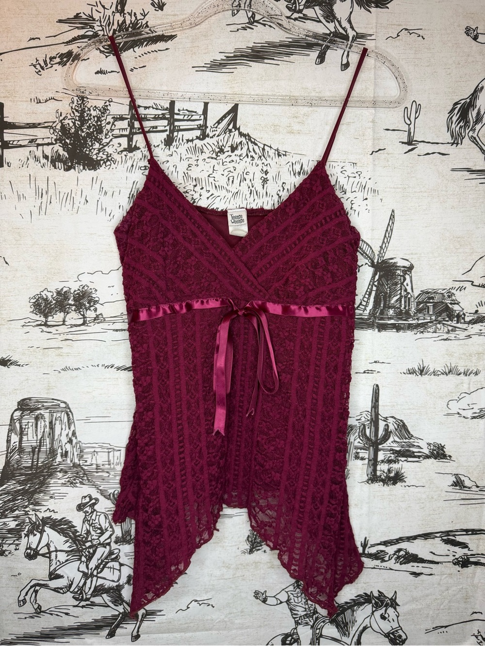Teenie Weenie Deep Berry Lace Cami